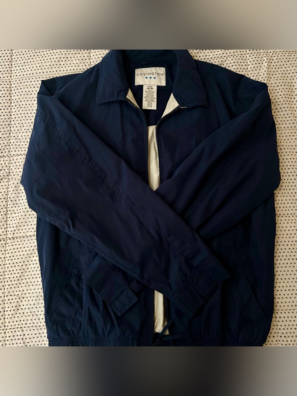 Covington navy blue lightweight jacket